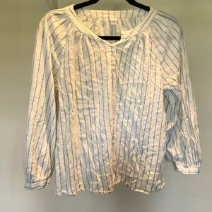Striped Peasant Blouse